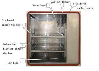 Plaque d'acier inoxydable de la température d'humidité d'essai de chambre d'affichage programmable d'affichage à cristaux liquides