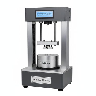 Machine d'essai de traction avec une précision de force d'essai de ±1%, un diamètre d'essai de 120 mm et une précision de vitesse d'essai de ±0,5% pour les essais de matériaux