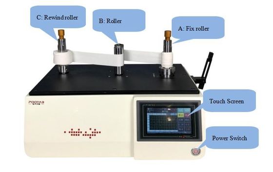 La grande vitesse d'ASTM D1000 déroulent l'appareil de contrôle, déroulent l'écran tactile de machine d'essai d'adhérence